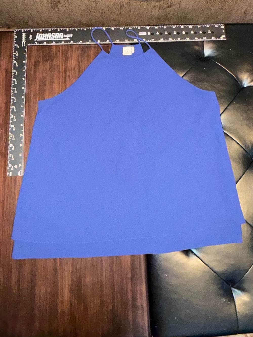 Paper Crane Cobalt Blue Spaghetti Strap Top